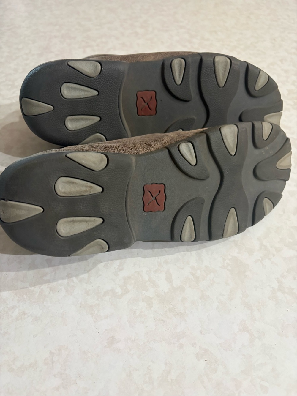 Twisted Taupe Woven Leather Chukka Boots. 10-1/2 - Picture 4 of 9